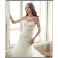 Mariage praia vestido de noiva Sweetheart See Through sexy mermaid wedding dresses Long Sleeve